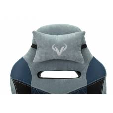 Игровое кресло Бюрократ VIKING 6 KNIGHT Fabric синий с подголов. крестовина металл