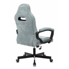 Игровое кресло Бюрократ VIKING 6 KNIGHT Fabric синий с подголов. крестовина металл