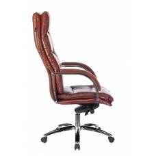 Кресло Бюрократ T-9927SL светло-коричневый Leather Eichel кожа  