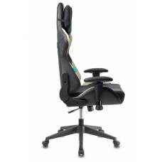 Игровое кресло Бюрократ VIKING 5 AERO черный/белый искусственная кожа с подголов. крестовина пластик