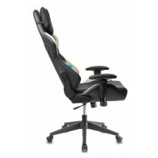 Игровое кресло Бюрократ VIKING 5 AERO черный/белый искусственная кожа с подголов. крестовина пластик