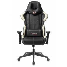 Игровое кресло Бюрократ VIKING 5 AERO черный/белый искусственная кожа с подголов. крестовина пластик