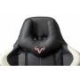 Игровое кресло Бюрократ VIKING 5 AERO черный/белый искусственная кожа с подголов. крестовина пластик купить  по выгодным ценам
