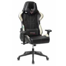 Игровое кресло Бюрократ VIKING 5 AERO черный/белый искусственная кожа с подголов. крестовина пластик