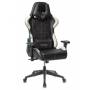 Игровое кресло Бюрократ VIKING 5 AERO черный/белый искусственная кожа с подголов. крестовина пластик купить  по выгодным ценам