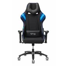 Игровое кресло Бюрократ VIKING 4 AERO черный/синий искусст.кожа/ткань с подголов. крестовина пластик