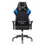 Игровое кресло Бюрократ VIKING 4 AERO черный/синий искусст.кожа/ткань с подголов. крестовина пластик купить  по выгодным ценам