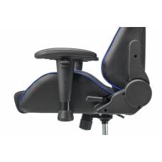 Игровое кресло Бюрократ VIKING 4 AERO черный/синий искусст.кожа/ткань с подголов. крестовина пластик