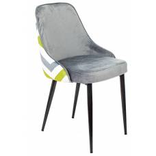 Стул для кухни Бюрократ KF-5 зигзаг металл черный на ножках (KF-5/ZIG/GREY)