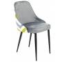 Стул для кухни Бюрократ KF-5 зигзаг металл черный на ножках (KF-5/ZIG/GREY) купить  по выгодным ценам