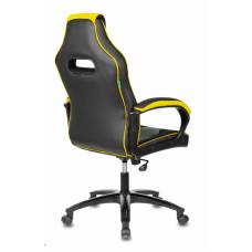 Игровое кресло Бюрократ VIKING 2 AERO черный/желтый искусст.кожа/ткань крестовина пластик
