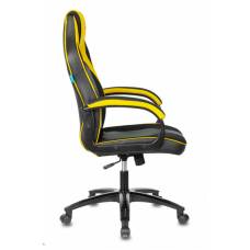Игровое кресло Бюрократ VIKING 2 AERO черный/желтый искусст.кожа/ткань крестовина пластик
