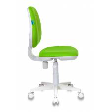 Кресло детское Бюрократ CH-W213/TW-18 салатовый TW-18 (пластик белый)