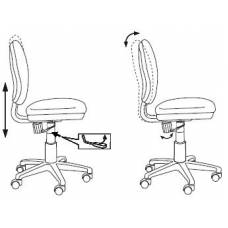 Кресло детское Бюрократ CH-W213/TW-18 салатовый TW-18 (пластик белый)
