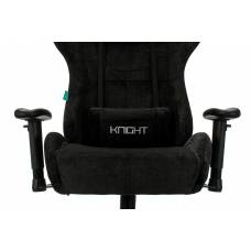 Игровое кресло Бюрократ VIKING KNIGHT Fabric черный Light-20 с подголов. крестовина металл