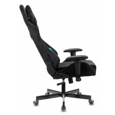 Игровое кресло Бюрократ VIKING KNIGHT Fabric черный Light-20 с подголов. крестовина металл