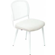 Стул для кухни Бюрократ KF-8W белый металл белый на ножках (KF-8W/WHITE)