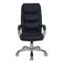 Кресло руководителя Бюрократ CH-S840N/BLACK черный искусственная кожа (пластик серебро) купить  по выгодным ценам
