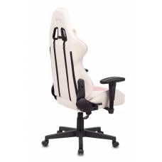 Игровое кресло Бюрократ VIKING X Fabric белый/розовый с подголов. крестовина пластик