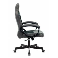 Игровое кресло Бюрократ VIKING 6 KNIGHT Fabric черный с подголов. крестовина металл