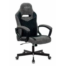 Игровое кресло Бюрократ VIKING 6 KNIGHT Fabric черный с подголов. крестовина металл