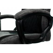Игровое кресло Бюрократ VIKING 6 KNIGHT Fabric черный с подголов. крестовина металл