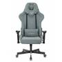 Игровое кресло Бюрократ VIKING KNIGHT Fabric серо-голубой Light-28 с подголов. крестовина металл купить  по выгодным ценам
