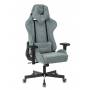 Игровое кресло Бюрократ VIKING KNIGHT Fabric серо-голубой Light-28 с подголов. крестовина металл купить  по выгодным ценам