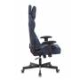 Игровое кресло Бюрократ VIKING KNIGHT Fabric синий Light-27 с подголов. крестовина металл купить  по выгодным ценам
