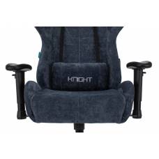 Игровое кресло Бюрократ VIKING KNIGHT Fabric синий Light-27 с подголов. крестовина металл