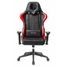 Игровое кресло Бюрократ VIKING 5 AERO черный/красный искусственная кожа с подголов. крестовина пластик