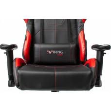Игровое кресло Бюрократ VIKING 5 AERO черный/красный искусственная кожа с подголов. крестовина пластик