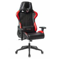 Игровое кресло Бюрократ VIKING 5 AERO черный/красный искусственная кожа с подголов. крестовина пластик