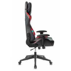 Игровое кресло Бюрократ VIKING 5 AERO черный/красный искусственная кожа с подголов. крестовина пластик