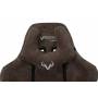 Игровое кресло Бюрократ VIKING KNIGHT Fabric темно-коричневый Light-10 с подголов. крестовина металл купить  по выгодным ценам