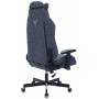 Игровое кресло Knight T1 синий экомех с подголов. крестовина металл (KNIGHT T1 BLUE) купить  по выгодным ценам