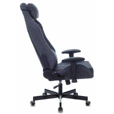 Игровое кресло Knight T1 синий экомех с подголов. крестовина металл (KNIGHT T1 BLUE)