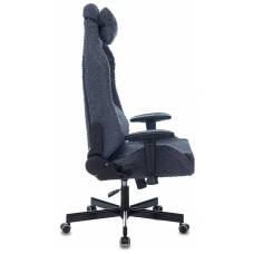 Игровое кресло Knight T1 синий экомех с подголов. крестовина металл (KNIGHT T1 BLUE)
