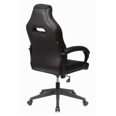 Кресло игровое Бюрократ VIKING 3 AERO RUS белый/синий/красный черный искусст.кожа/ткань