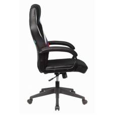 Кресло игровое Бюрократ VIKING 3 AERO RUS белый/синий/красный черный искусст.кожа/ткань