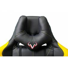 Игровое кресло Бюрократ VIKING 5 AERO черный/желтый искусственная кожа с подголов. крестовина пластик