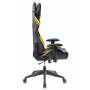 Игровое кресло Бюрократ VIKING 5 AERO черный/желтый искусственная кожа с подголов. крестовина пластик купить  по выгодным ценам