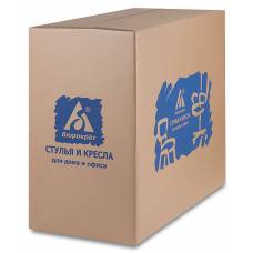 Кресло руководителя Бюрократ _DAO/BROWN коричневый кожа крестовина алюминий
