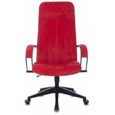 Кресло руководителя Бюрократ CH-608Fabric красный Velvet 88 крестовина пластик (CH-608/FABRIC-RED)