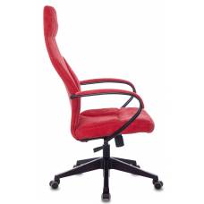Кресло руководителя Бюрократ CH-608Fabric красный Velvet 88 крестовина пластик (CH-608/FABRIC-RED)