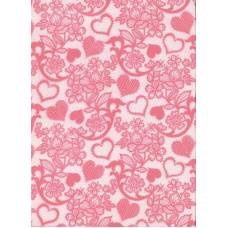 Кресло детское Бюрократ KD-2/PK/HEARTS-PK розовый сердца Hearts-Pk