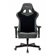 Игровое кресло Бюрократ VIKING 7 KNIGHT Fabric черный текстиль/эко.кожа с подголов. крестовина металл
