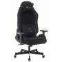 Игровое кресло Knight T1 черный экомех с подголов. крестовина металл (KNIGHT T1 BLACK) купить  по выгодным ценам
