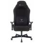 Игровое кресло Knight T1 черный экомех с подголов. крестовина металл (KNIGHT T1 BLACK) купить  по выгодным ценам