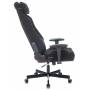 Игровое кресло Knight T1 черный экомех с подголов. крестовина металл (KNIGHT T1 BLACK) купить  по выгодным ценам